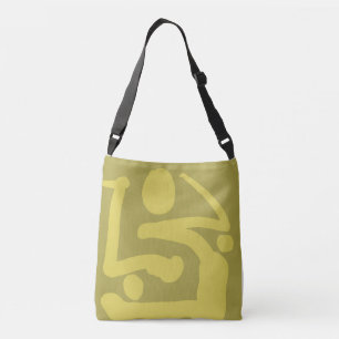 Citrus Mirage Abstrakte Abbildung auf Tasche