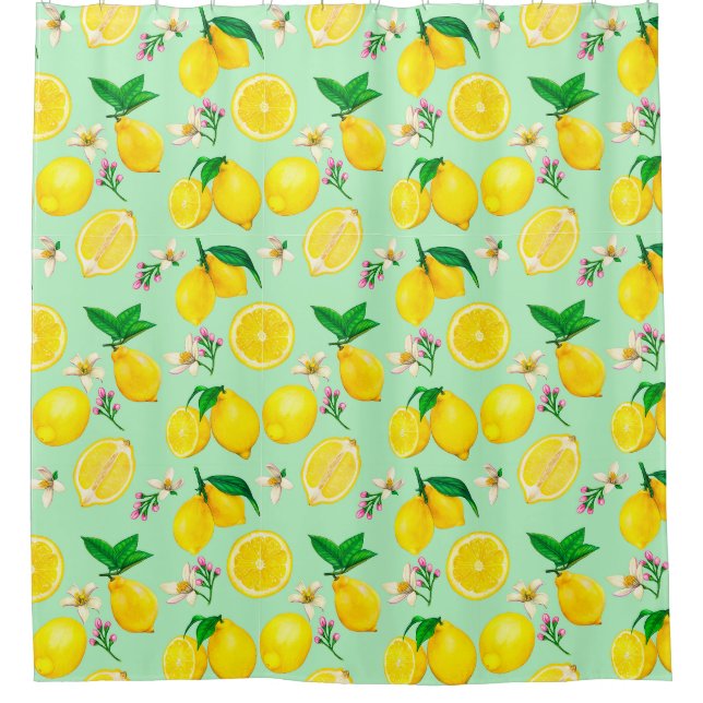 Citrus Motif rideau de douche (Devant)