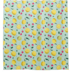 Citrus Motif rideau de douche