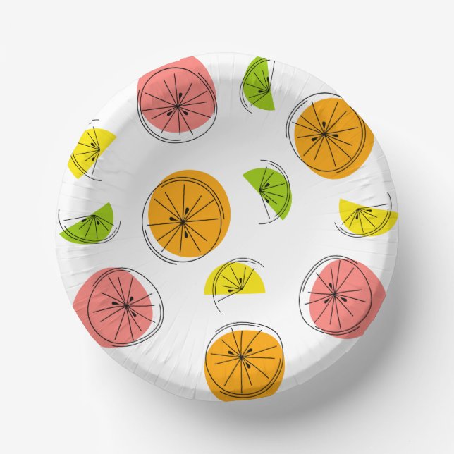 Citrus Multi Pappteller (Vorderseite)