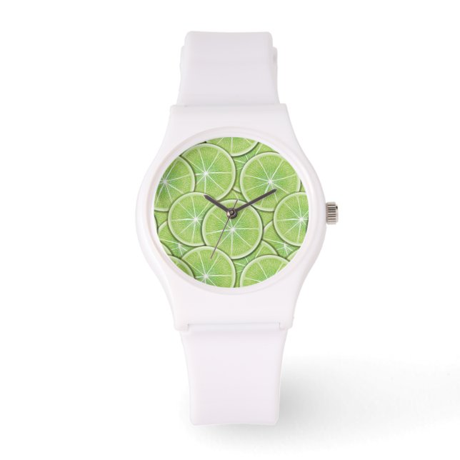Citrus Muster Armbanduhr (Vorderseite)