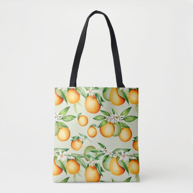 Citrus Muster Tasche (Vorderseite)