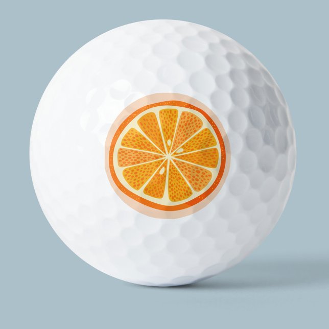 Citrus Orange Fun Frucht Golfball (Von Creator hochgeladen)