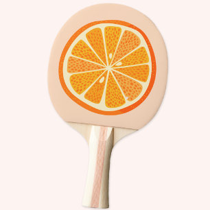 Citrus Orange Fun Frucht Tischtennis Schläger