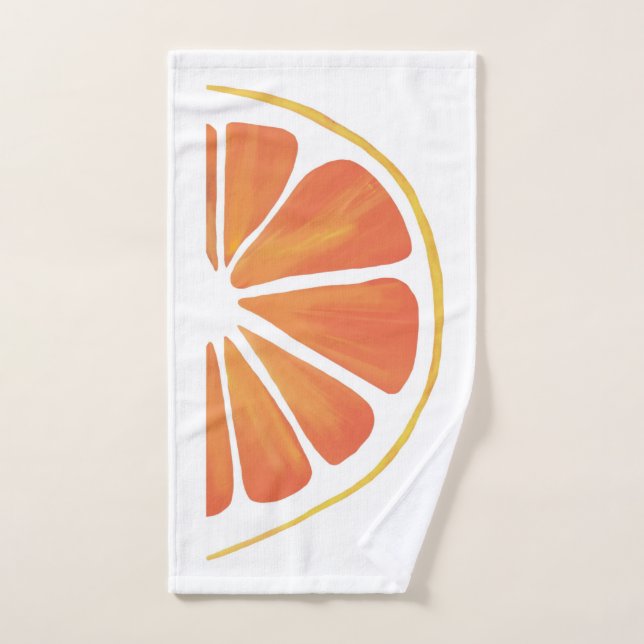 Citrus Orange Grapefruit Slice Art Handtuch (Handtuch)