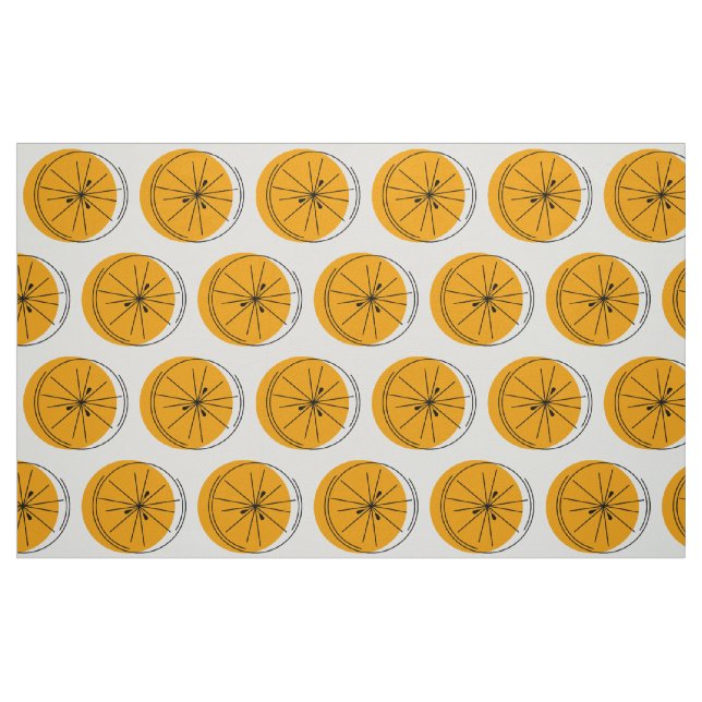 Citrus Orange Großdruck Stoff (Fat Quarter (45,7 x 55,9 cm))