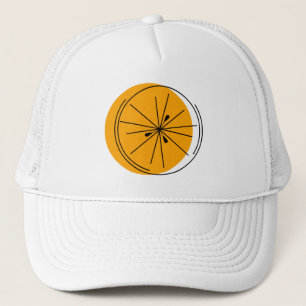 Citrus Orange LKW-Hut Truckerkappe
