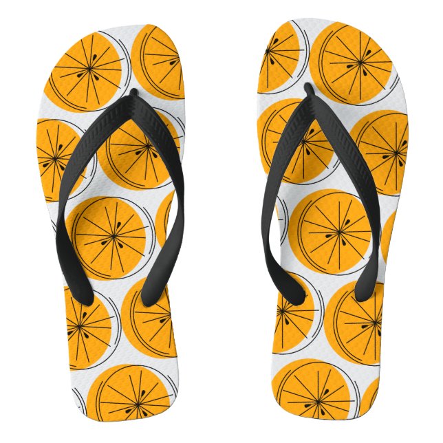 Citrus Orange Multi Flip Flops (Fußbett)