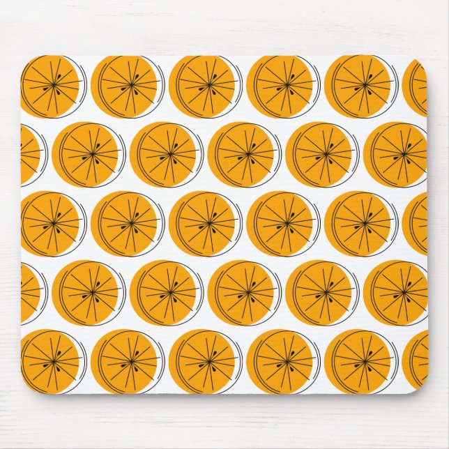Citrus Orange Multi-Mauspad Mousepad (Vorne)
