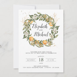 Citrus Orchard | Boho Botanical Wedding Einladung