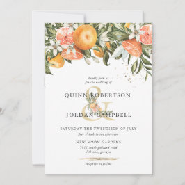 Citrus Orchard | Boho Botanical Wedding Einladung