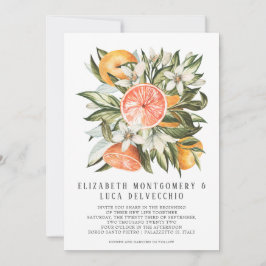 Citrus Orchard | Boho Botanical Wedding Einladung