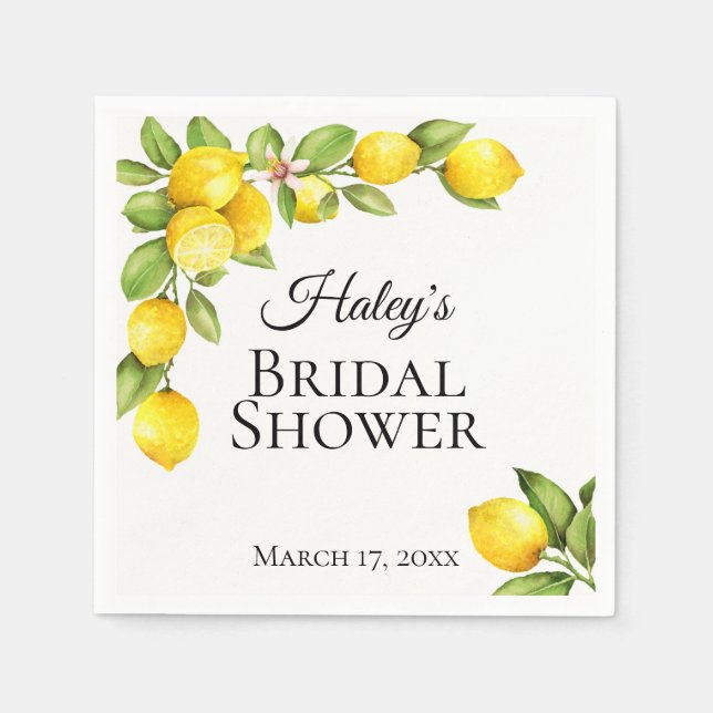 Citrus Orchard Personalisiert Serviette (Vorderseite)