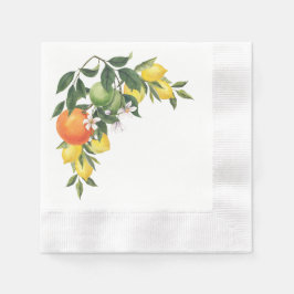 Citrus Paper Napkin Serviette