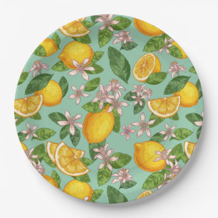 Citrus Papierplatte Pappteller
