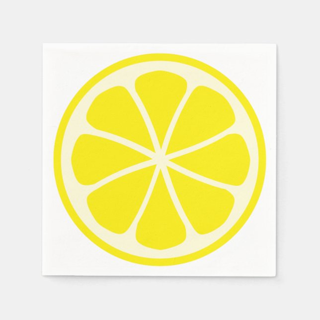 Citrus Party Lemon Serviette (Vorderseite)