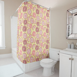 Citrus Pattern Duschvorhang