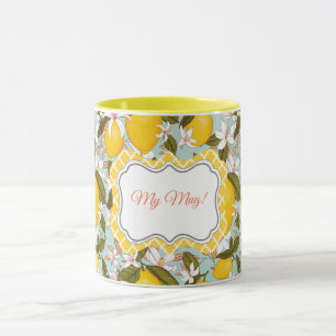 Citrus Pattern Tasse
