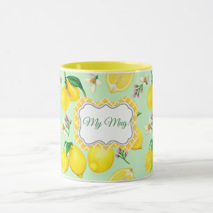 Citrus Pattern Tasse