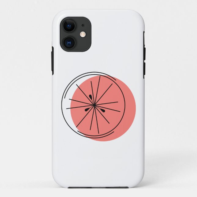 Citrus Pink iPhone Gehäuse Case-Mate iPhone Hülle (Rückseite)