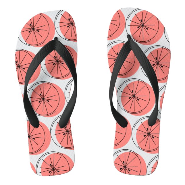 Citrus Pink Multi Flip Flops (Fußbett)