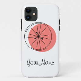 Citrus Pink "Name" iPhone Fall Case-Mate iPhone Hülle