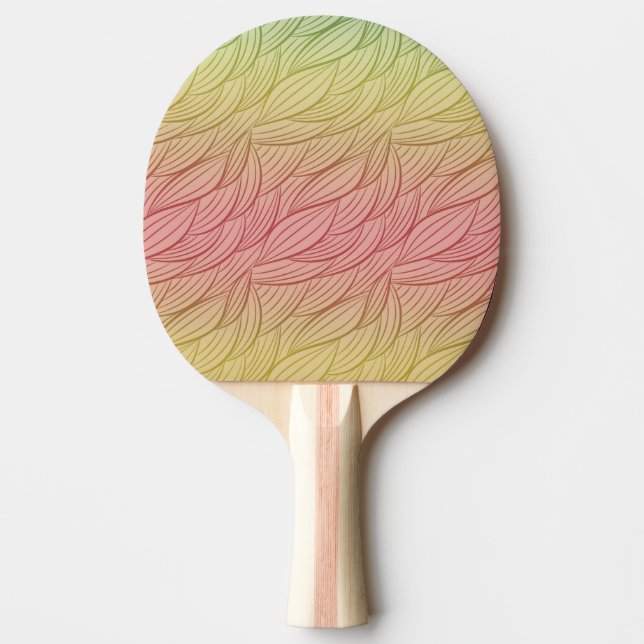Citrus Punch Ombre Abstrakt Tischtennis Schläger (Vorderseite)