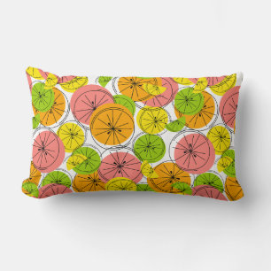 Citrus rosa Rücken Lumbar Kissen