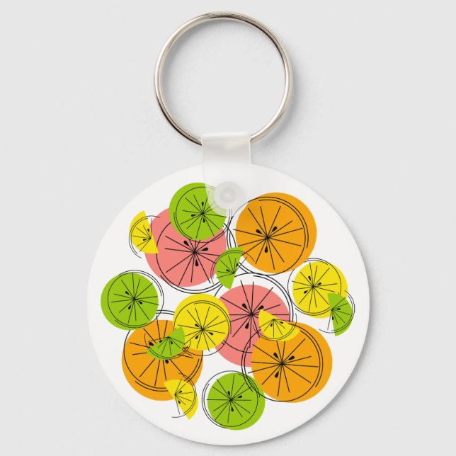 Citrus Schlüsselanhänger Aluminiumkreis zweiseitig (Vorderseite)