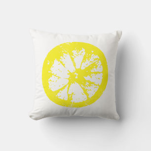Citrus Slice Lemon Pillow Kissen
