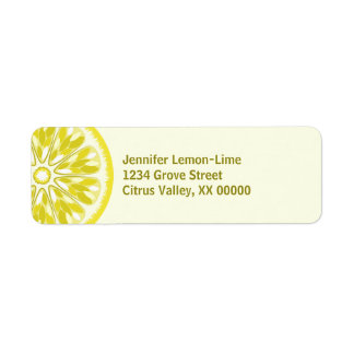 Citrus Slice Pink Gelbe Zitrone Personalisiert