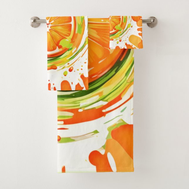 Citrus Splash of Joy Badhandtuch Set (Insitu)