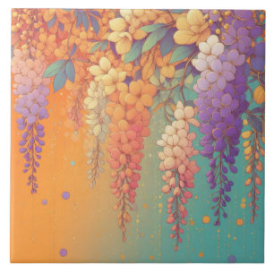 Citrus Sunset Wisteria Fliese