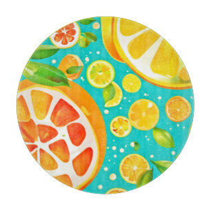 Citrus Symphony: Ein Juicy Delight Schneidebrett