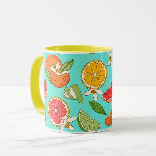 Citrus-Tasse Tasse (Vorderseite Links)