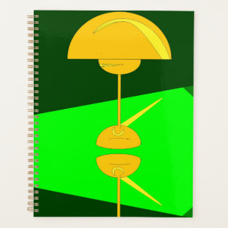 Citrus und Obelisque Hard Cover Gold Planner Planer