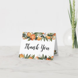 Citrus Vielen Dank Cards Citrus Brautparty Dankeskarte