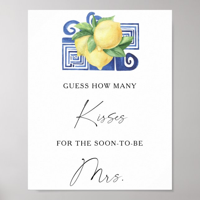 Citrus - Wie viele Küsse Brautparty Poster (Vorne)