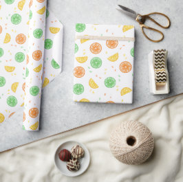 Citrus wrapping paper geschenkpapier