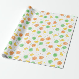 Citrus wrapping paper geschenkpapier