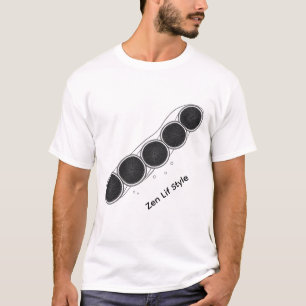 Citrus Zen Flow - Minimalistische Detox Linien Art T-Shirt