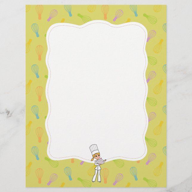 Citrust Cute Chef Art Cuisine Papeterie (Devant)