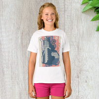 City Abstrakt Girls T - Shirt