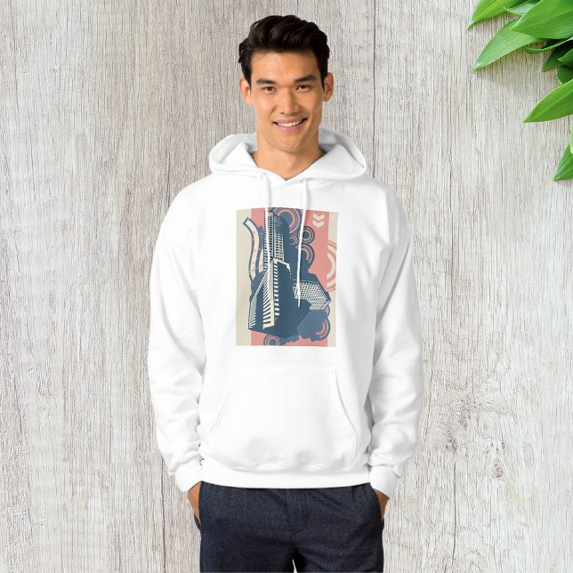 City Abstrakt Mens Hoodie (Von Creator hochgeladen)