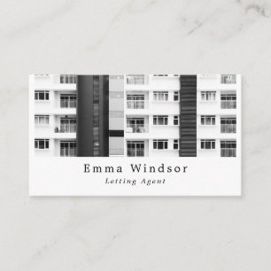 City Apartments, Realtor, Anwesen Agent Visitenkarte