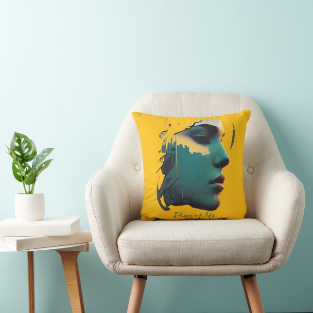 City Art Throw Kissen | Urban Zuhause Accent (Stuhl )