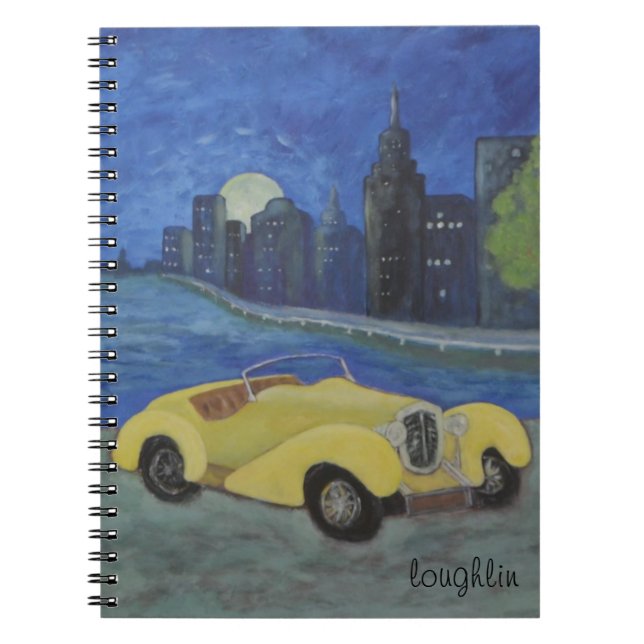 City at Night Notebook Notizblock (Vorderseite)