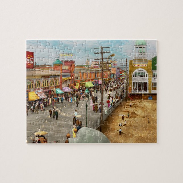 City - Atlantic City NJ - Steel Pier 1909 (Horizontal)