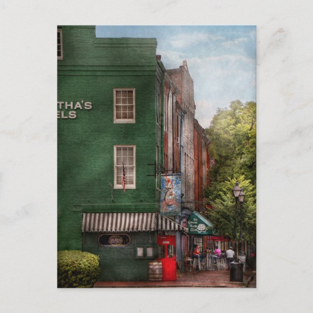 City - Baltimore, MD - Fells Point, MD - Bertha's Postkarte (Vorderseite)