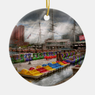 City - Baltimore MD - Modern Maryland Keramikornament